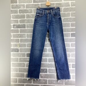MOTHER Women's Straight Leg Button Fly Jeans Size 25